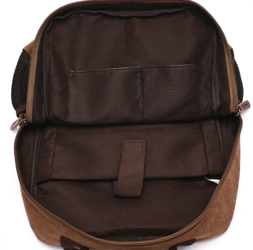 Canvas Rucksack für Laptop 15 Zoll – Bild 9 | LuxeStyle