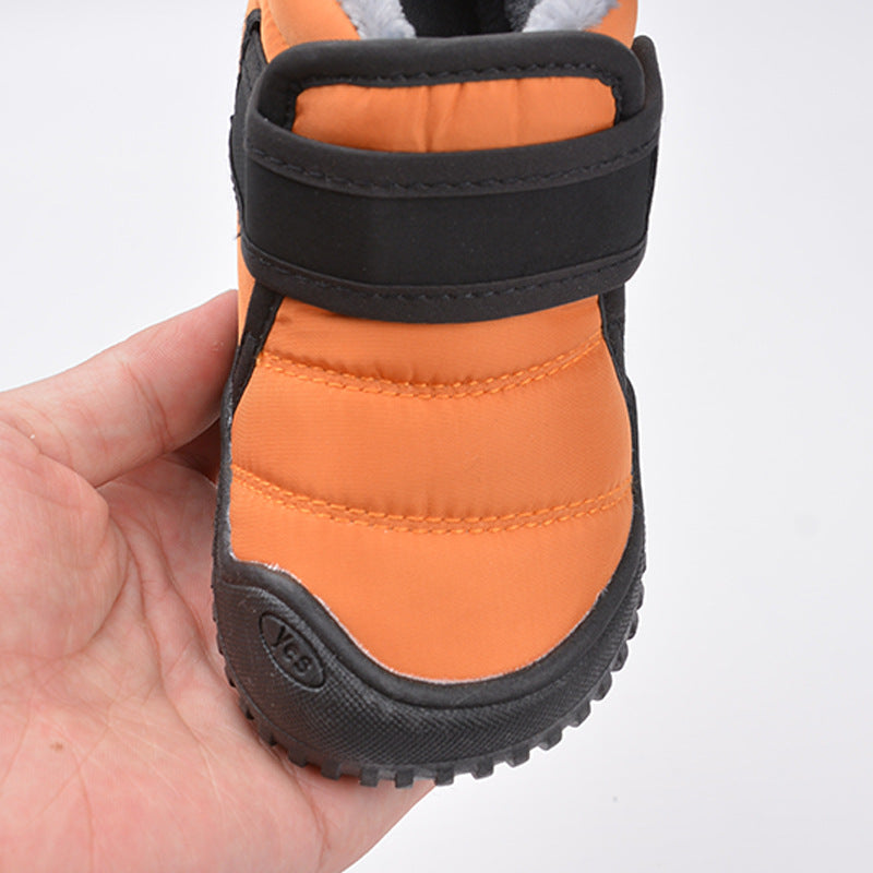 Warme Kinderschuhe mit Fleece-Futter