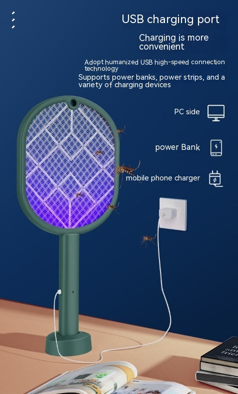 Elektrische Mückenklatsche mit UV-Licht