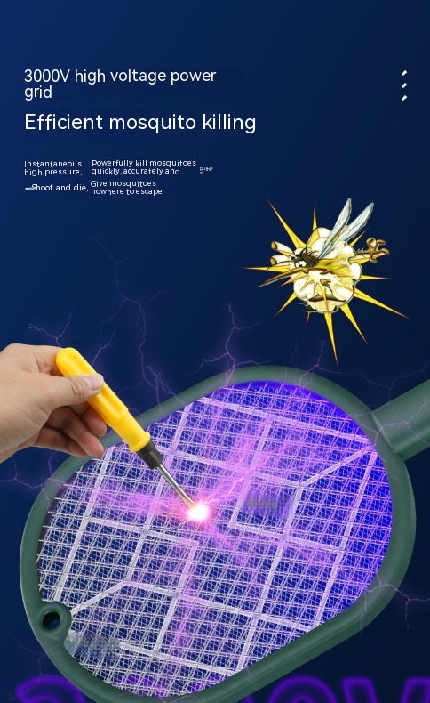 Elektrische Mückenklatsche mit UV-Licht