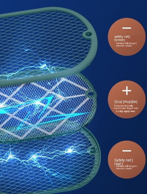 Elektrische Mückenklatsche mit UV-Licht