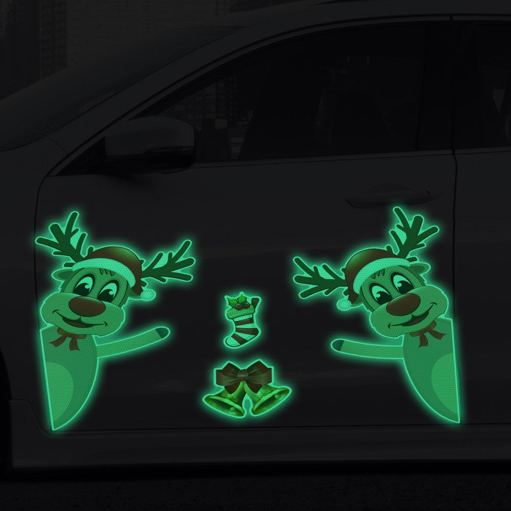 Weihnachts-Elch-Glocken-Auto-Aufkleber – Bild 6 | LuxeStyle