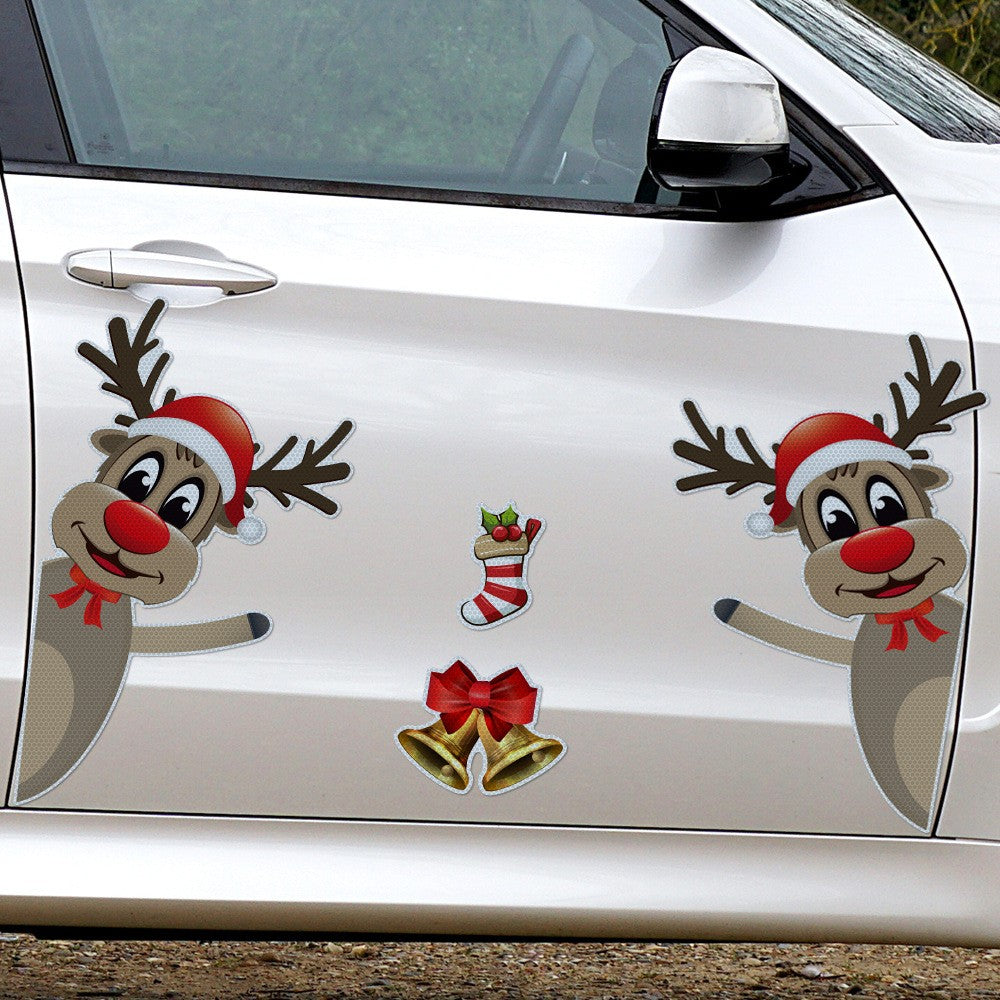 Weihnachts-Elch-Glocken-Auto-Aufkleber – Bild 10 | LuxeStyle