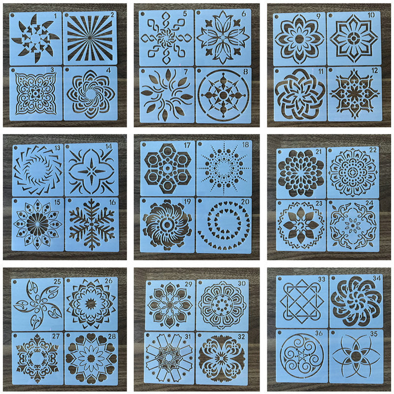 Mandala-Vorlage für Wandmalerei – Bild 4 | LuxeStyle