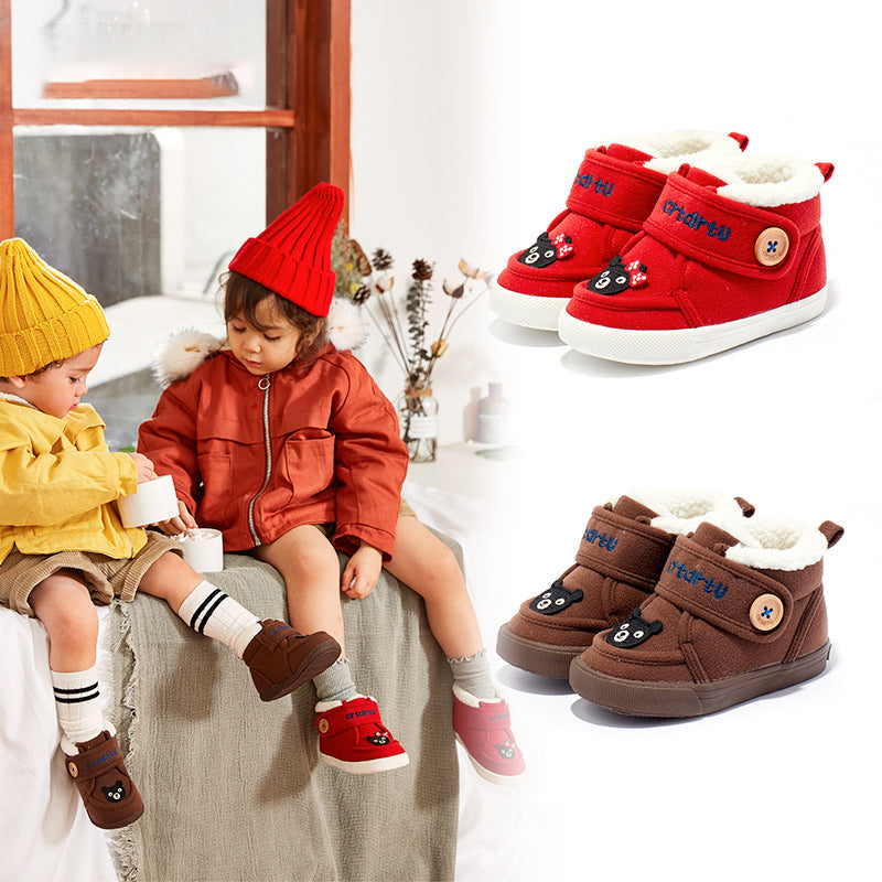 Kinder-Schneestiefel mit Klettverschluss – Bild 2 | LuxeStyle