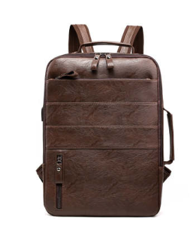 Business Laptop-Rucksack aus PU-Leder – Bild 9 | LuxeStyle