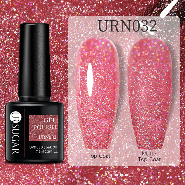Farbgel Nagellack Schwarz Weiss Rot Glitzer Matt