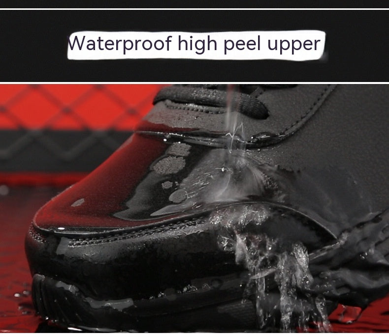 Wärmende Kunstleder-Sneaker