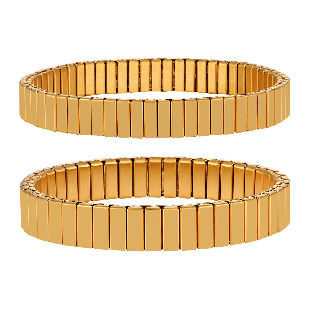 Elastisches Armband aus Titanstahl – Bild 8 | LuxeStyle