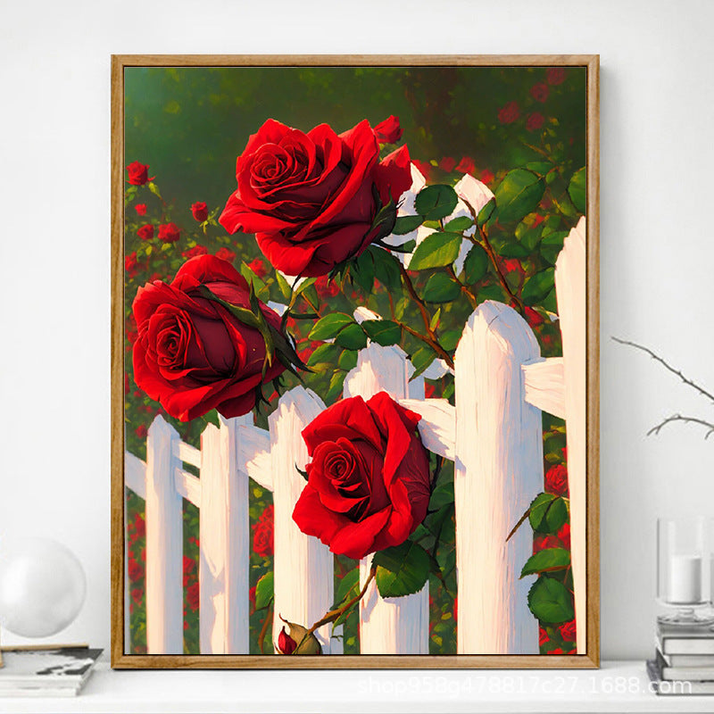 Digitale Ölgemälde - Rose – Bild 5 | LuxeStyle