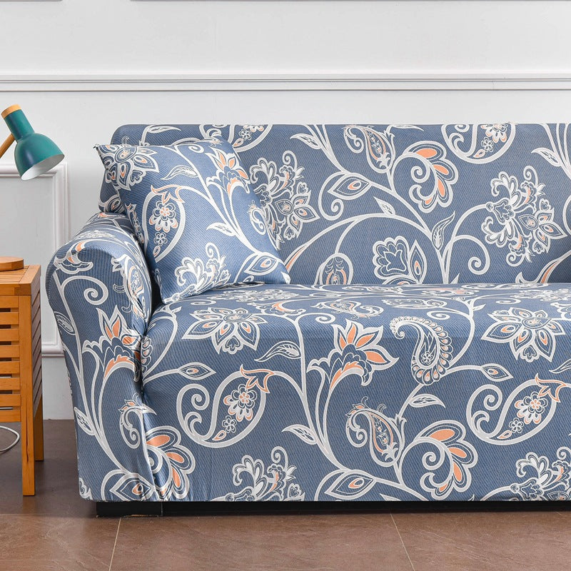 Sofaabdeckung mit Pflanzenmuster – Stretch – Bild 19 | LuxeStyle