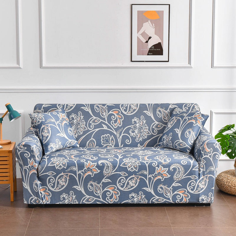 Sofaabdeckung mit Pflanzenmuster – Stretch – Bild 15 | LuxeStyle