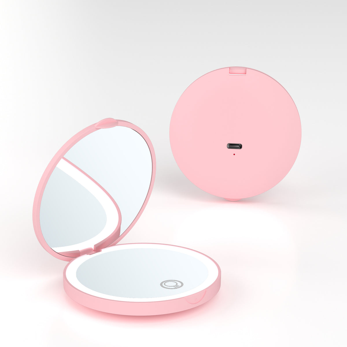 Faltbarer LED Schminkspiegel mit 2X Vergrösserung | LuxeStyle