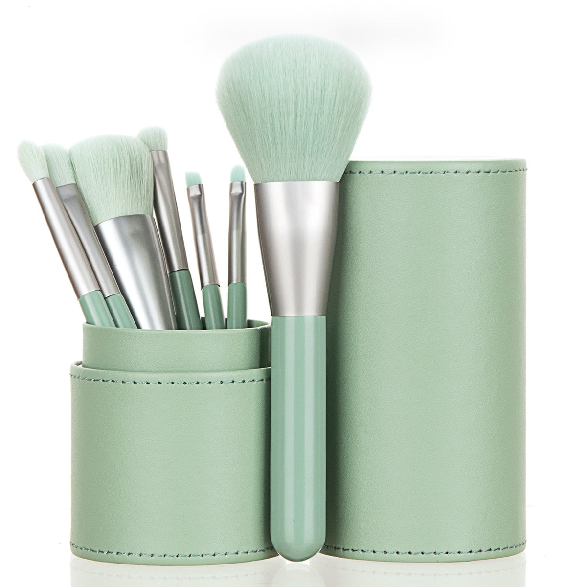 Puder- & Augenpinsel-Set mit Aufbewahrung – Bild 12 | LuxeStyle