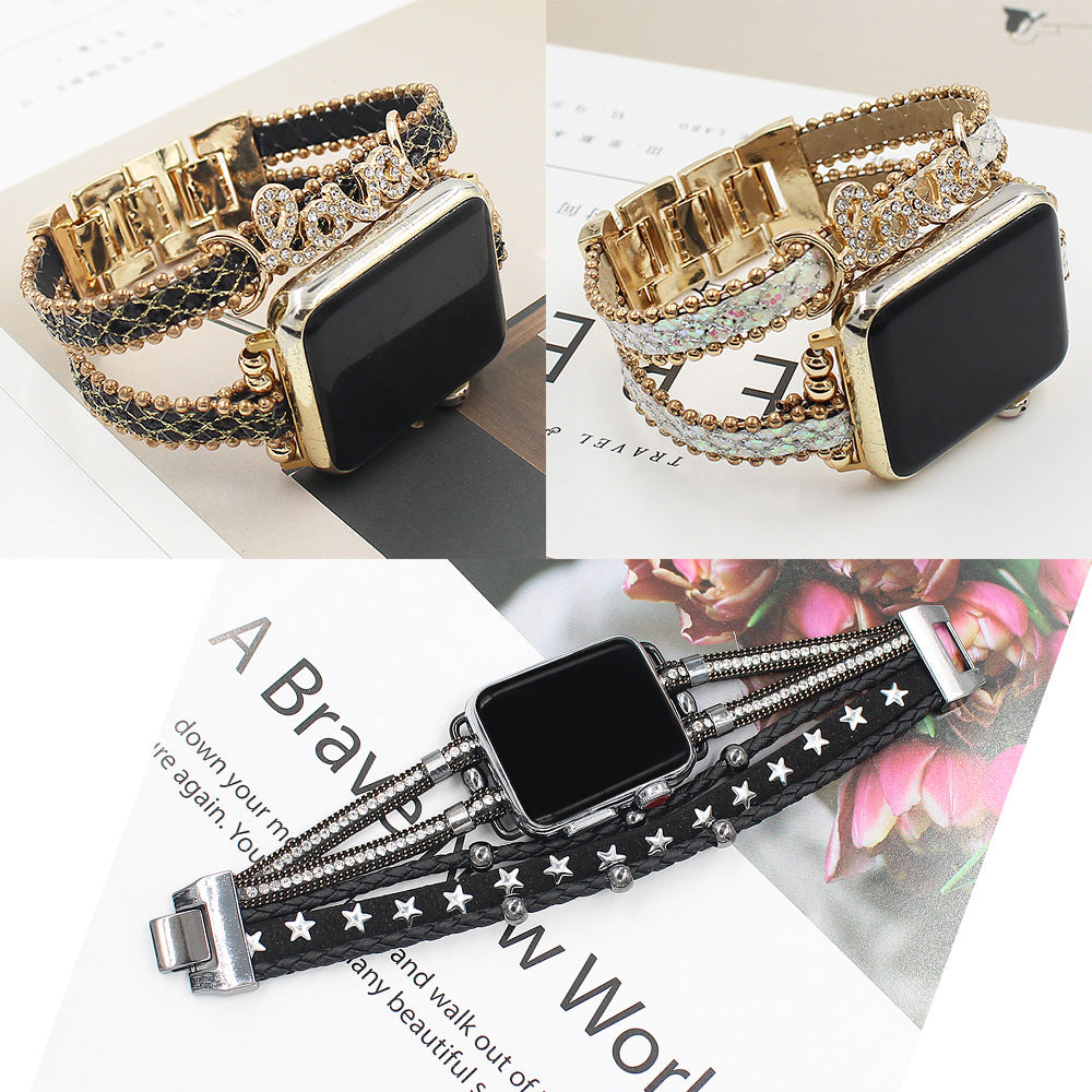 Smartwatch-Armband aus Imitation-Leder – Bild 11 | LuxeStyle