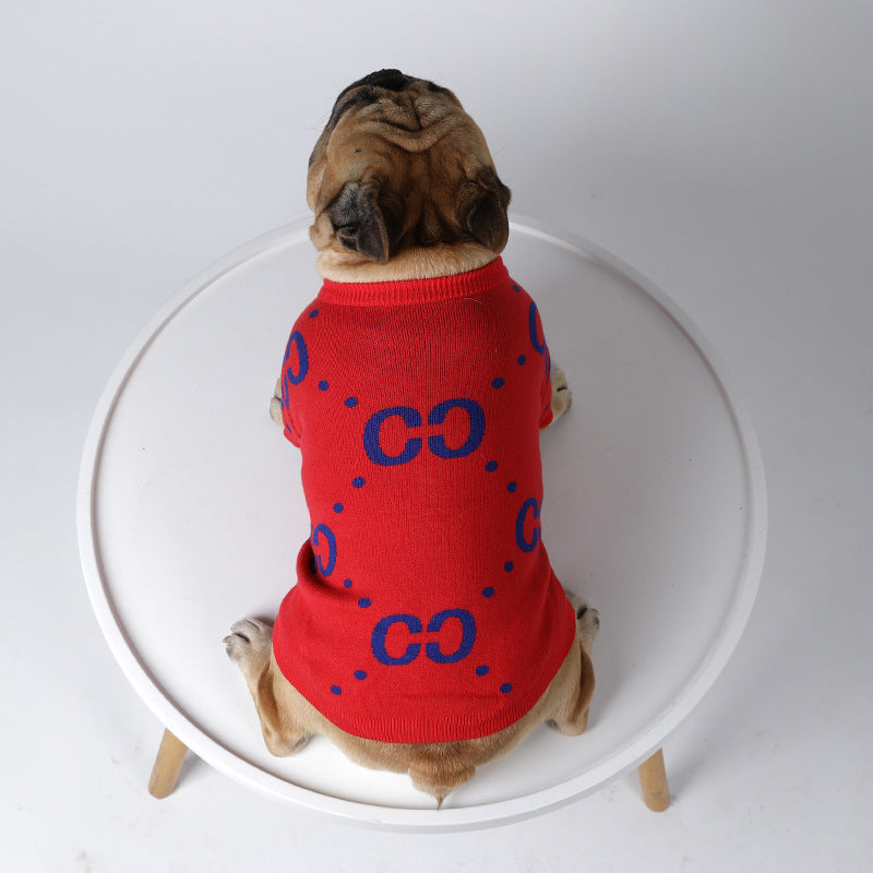 Wolle Hundetrainer Pullover Herbst & Winter Rot – Bild 7 | LuxeStyle
