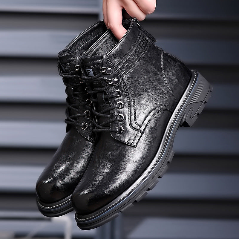 Vintage Leder-Boots mit Fleecefutter – Bild 7 | LuxeStyle