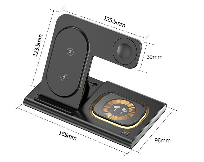 3-in-1 Wireless Charger mit Nachtlicht