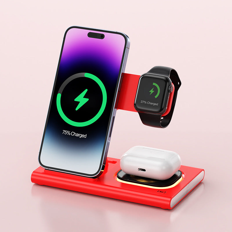 3-in-1 Wireless Charger mit Nachtlicht