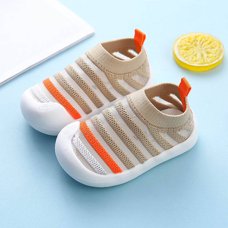 Baby Lauflernschuhe mit Streifen – Bild 2 | LuxeStyle