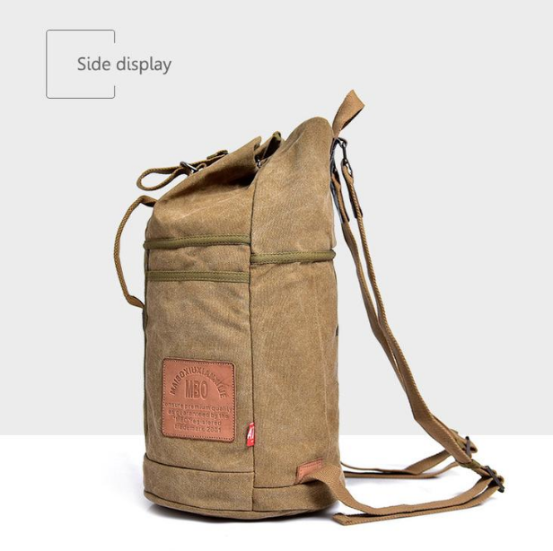 Grosses Canvas-Rucksack mit Buchstaben-Print – Bild 11 | LuxeStyle