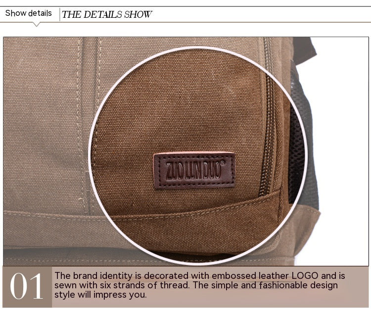 Grosse Waschtasche aus Canvas