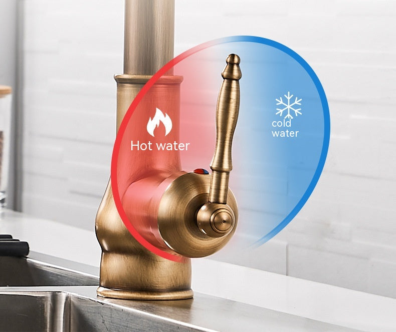 Kupfer Wasserhahn ausziehbar für Küche und Bad – Bild 3 | LuxeStyle