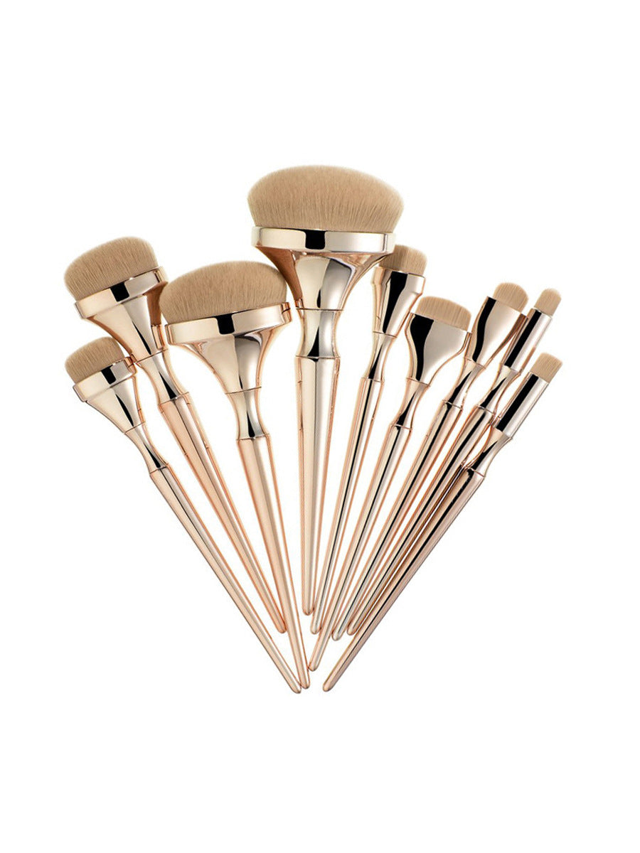 9er Make-up Pinsel-Set Gold – Bild 2 | LuxeStyle