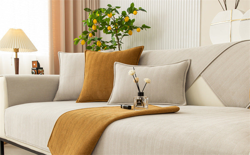 Chenille Sofaüberwurf – Rutschfest & Luxuriös – Bild 11 | LuxeStyle