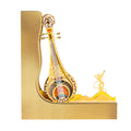 3D Notizblock Klavier Gold