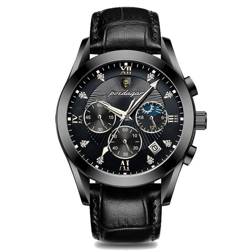 Wasserdichte Leucht-Herrenuhr mit Kalender – Bild 3 | LuxeStyle