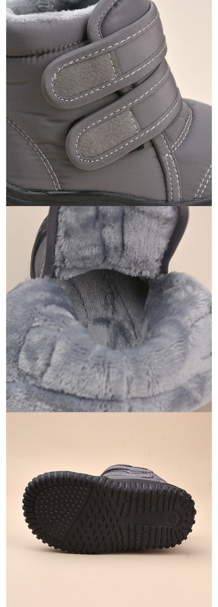 Winter-Laufschuhe mit Klettverschluss