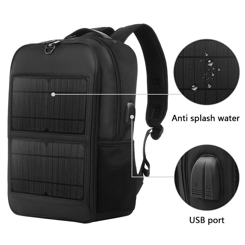 Solar Rucksack – wasserdicht, mit Ladefunktion