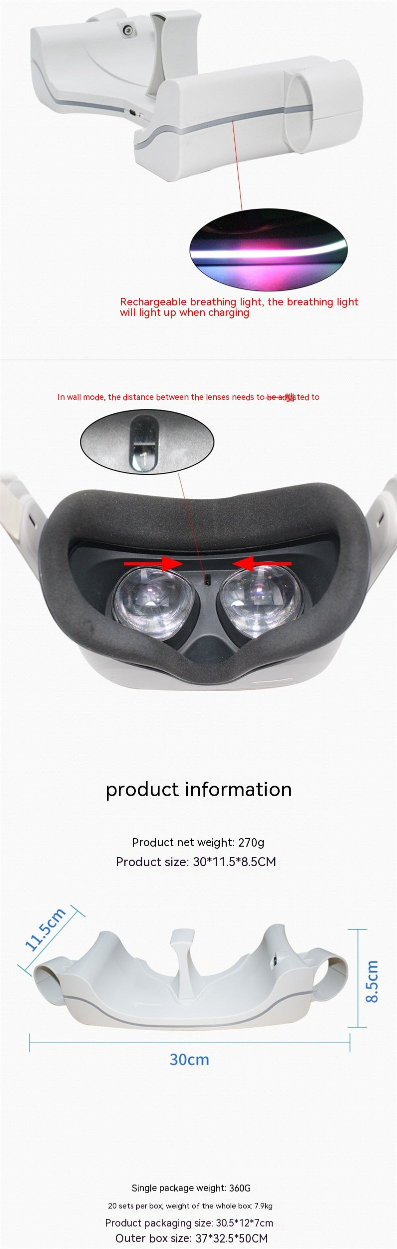Oculus Quest 2 Wand-Ladestation