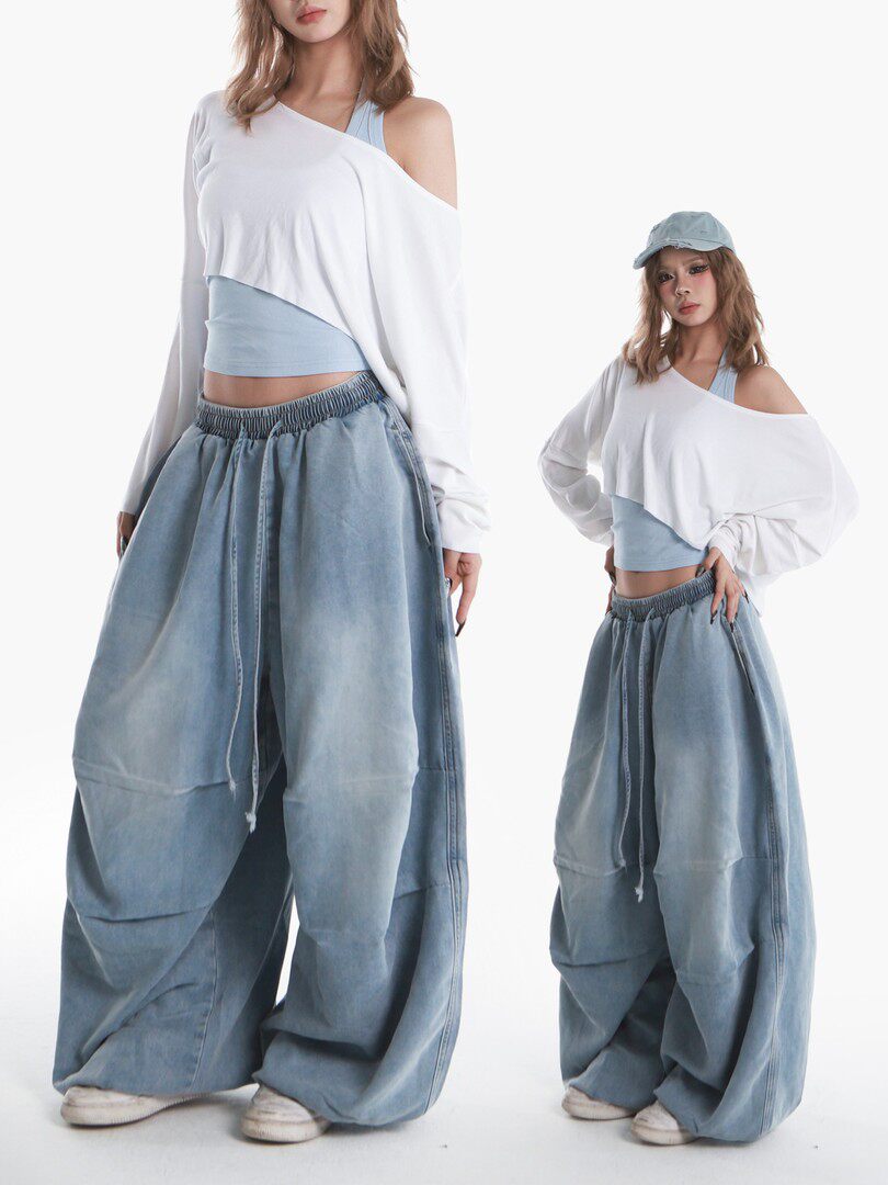 Bequeme, weiter Jeans