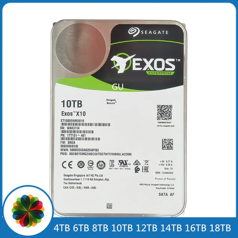 Seagate Exos Enterprise Helium Festplatte 10 TB