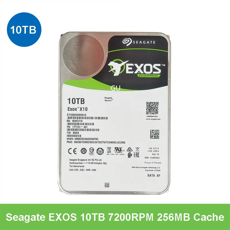 Seagate Exos Enterprise Helium Festplatte 10 TB