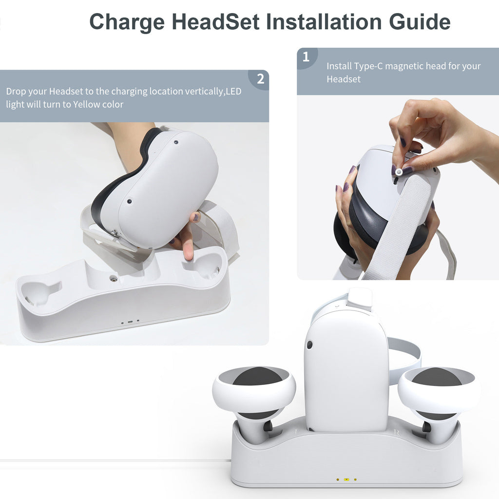 VR-Brillen Controller Magnetische Ladestation