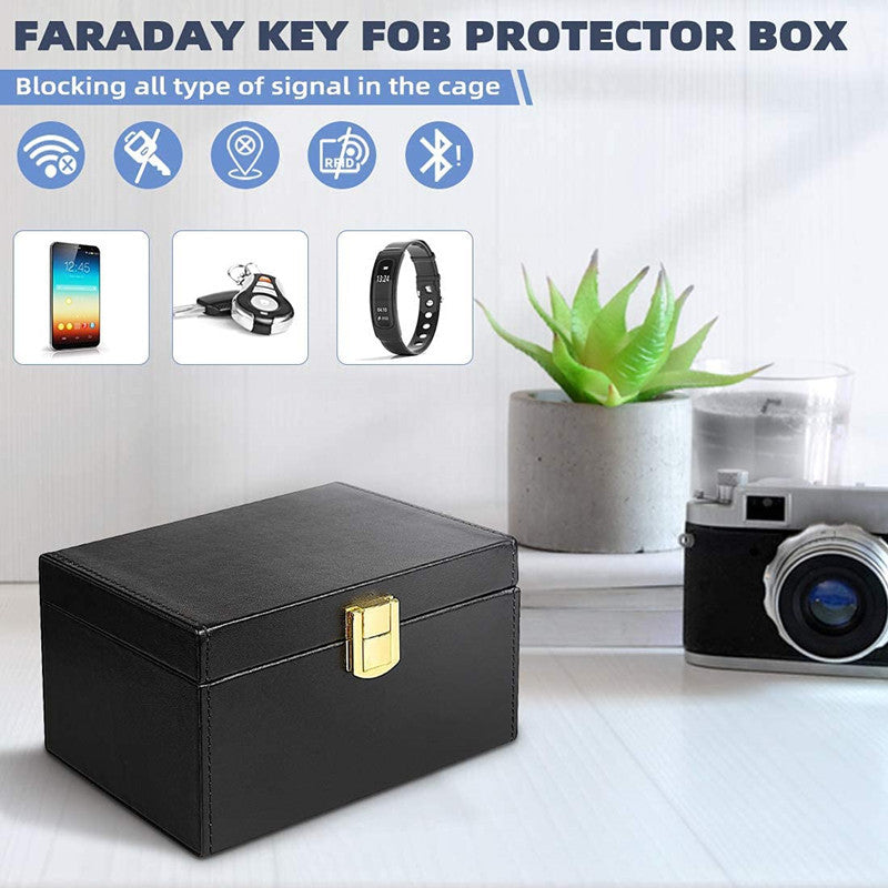 RFID-Schutzbox mit 2 Schlüssel-Etuis