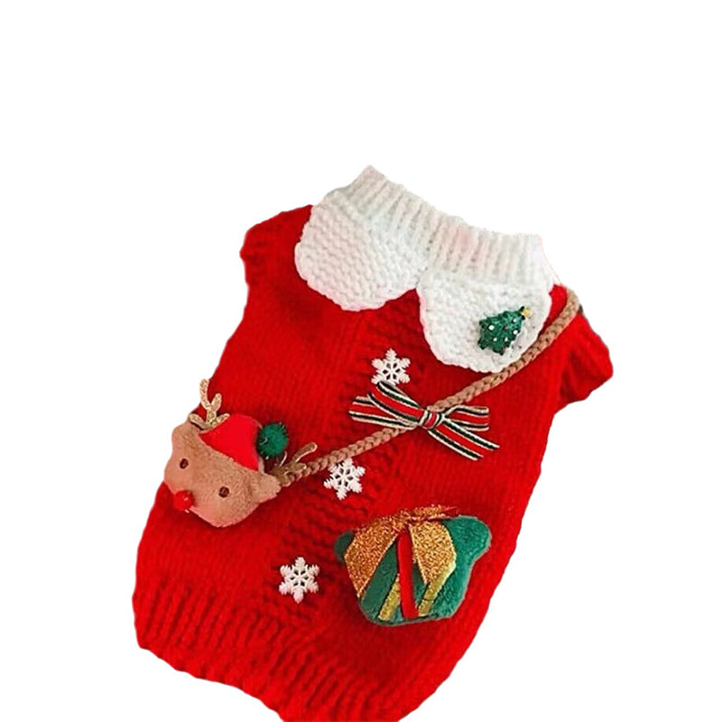 Roter Weihnachtssweater für Hunde – Bild 7 | LuxeStyle