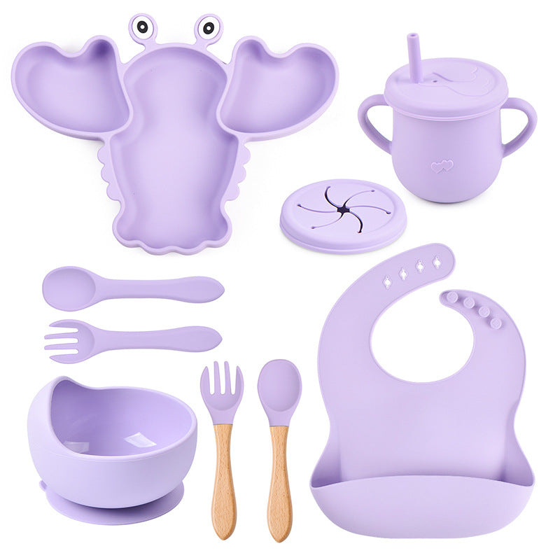 Baby-Teller-Set Hummer aus Silikon – Bild 8 | LuxeStyle