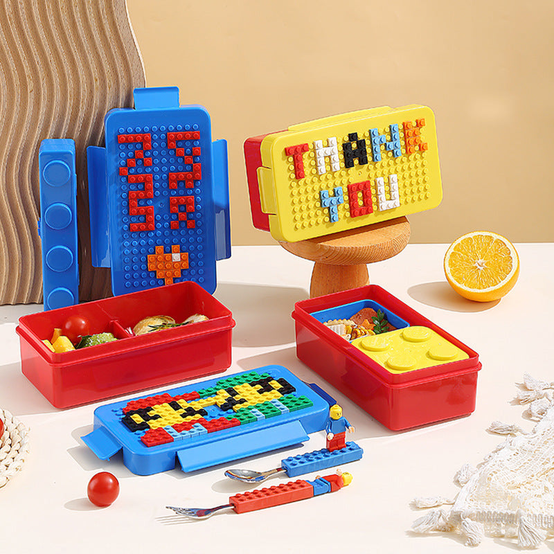 Lunchbox mit Baustein-Deckel für Kinder – Bild 6 | LuxeStyle