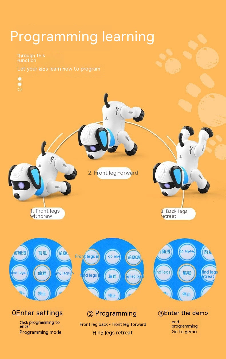 Intelligenter Roboterhund mit Fernbedienung
