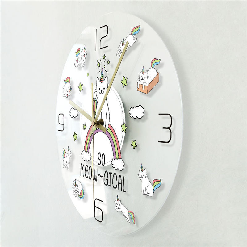 Acryl-Wanduhr 30 × 30 cm, modern, ohne Licht | LuxeStyle