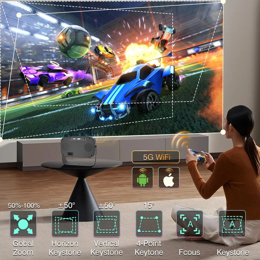 HD Smart Mini-Projektor für Home Office