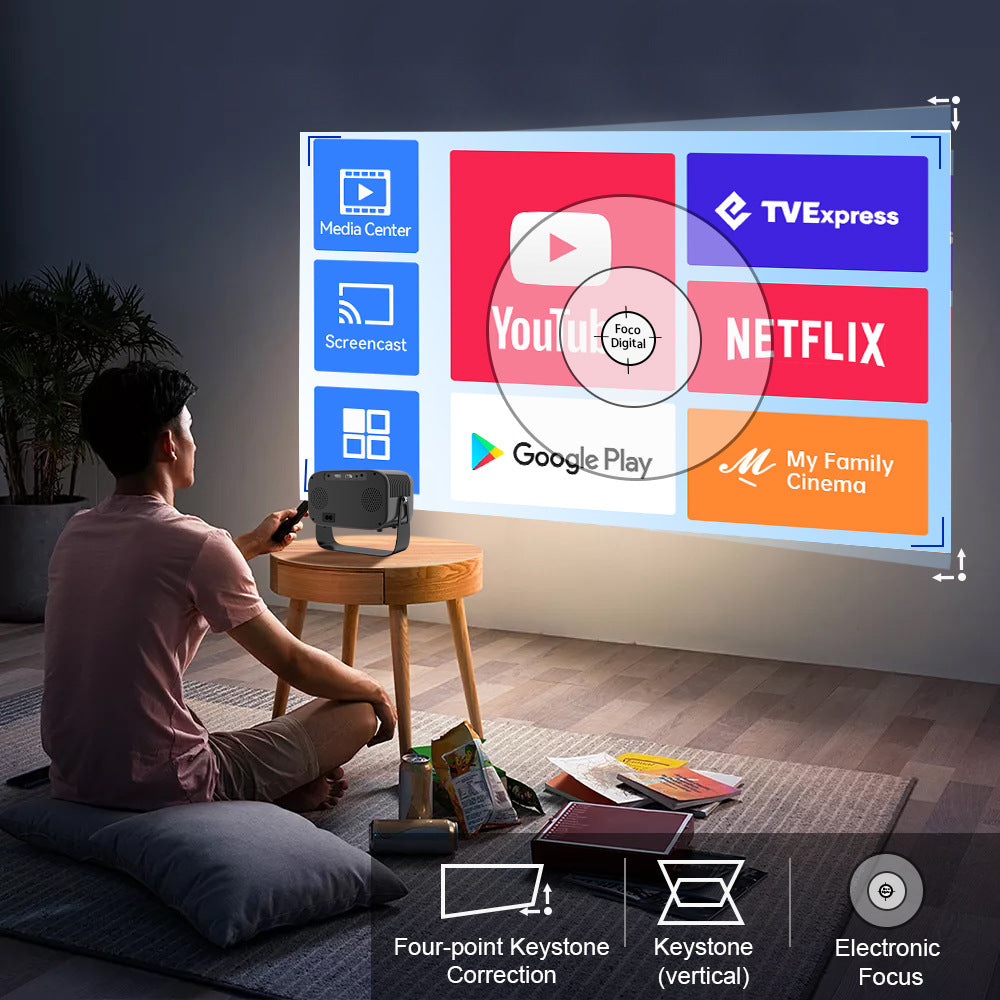 HD Smart Mini-Projektor für Home Office