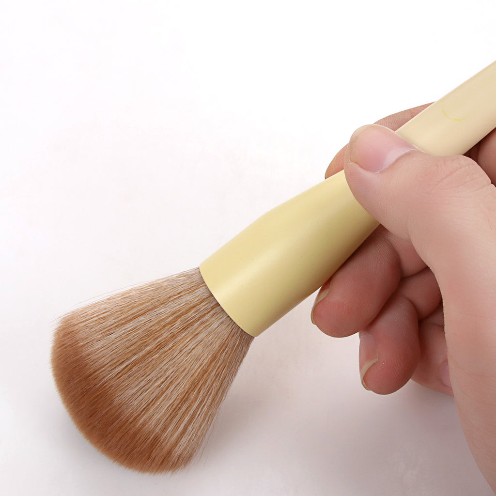 11-teiliges Make-up Pinselset Gelb