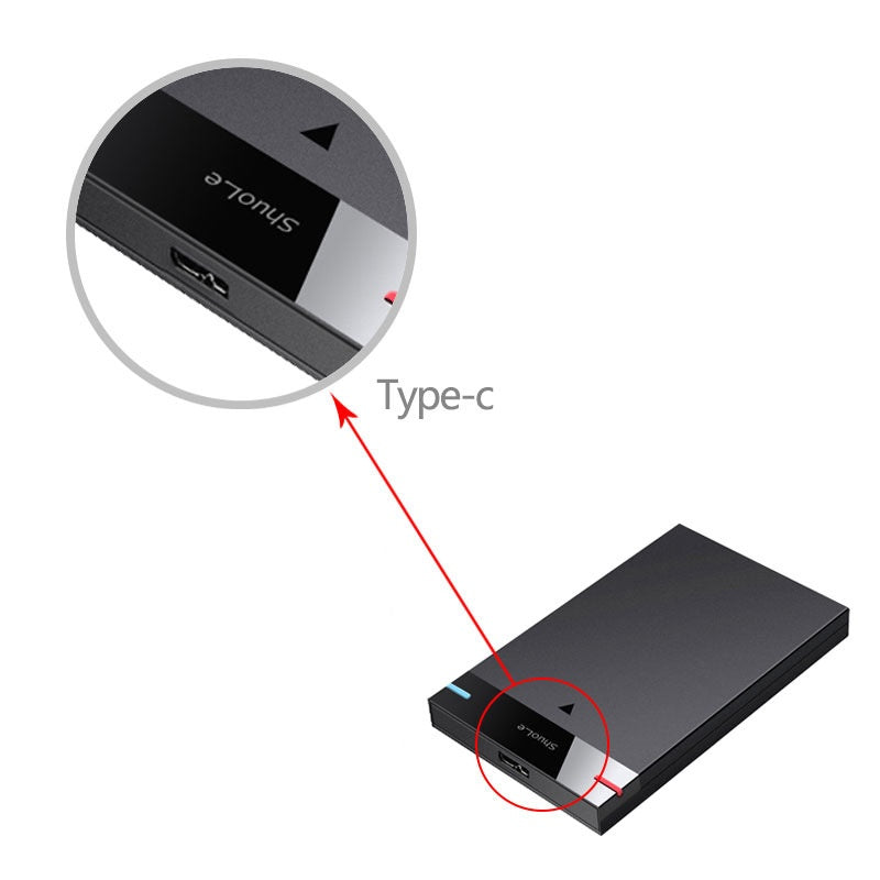 USB 3.0 externes 2.5 Zoll Festplattengehäuse