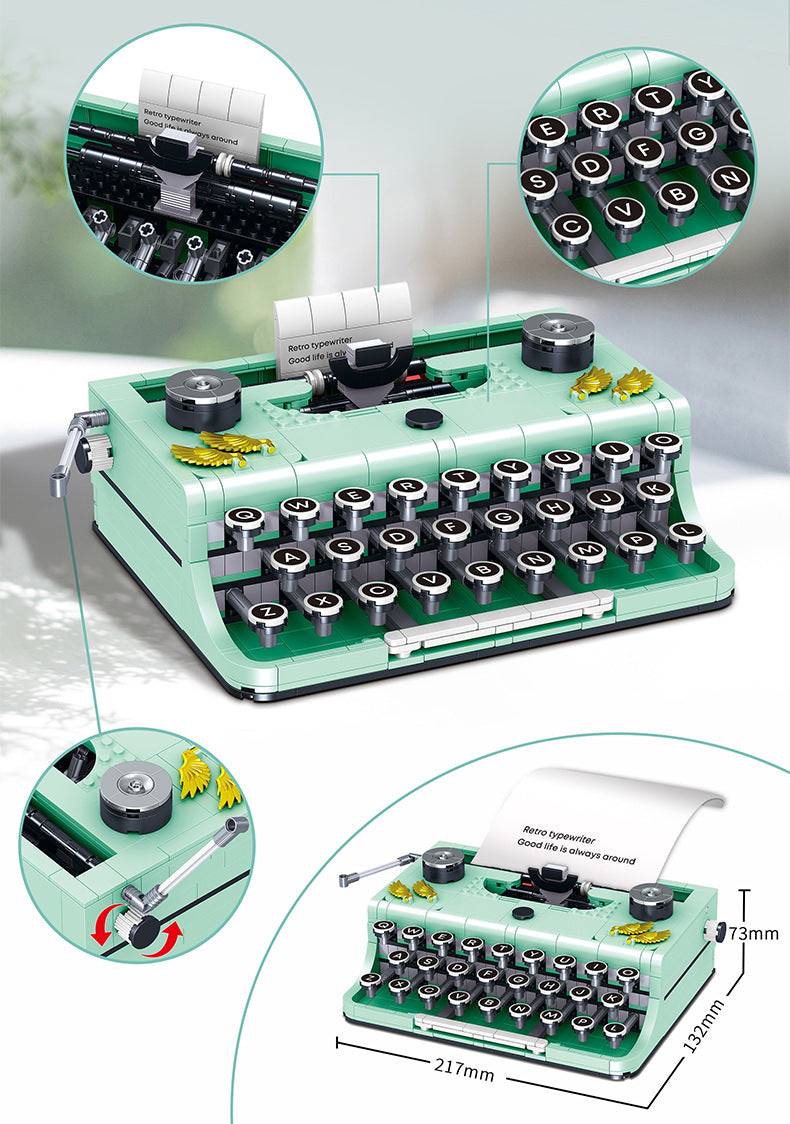 Retro Schreibmaschine Bausteine – Bild 9 | LuxeStyle