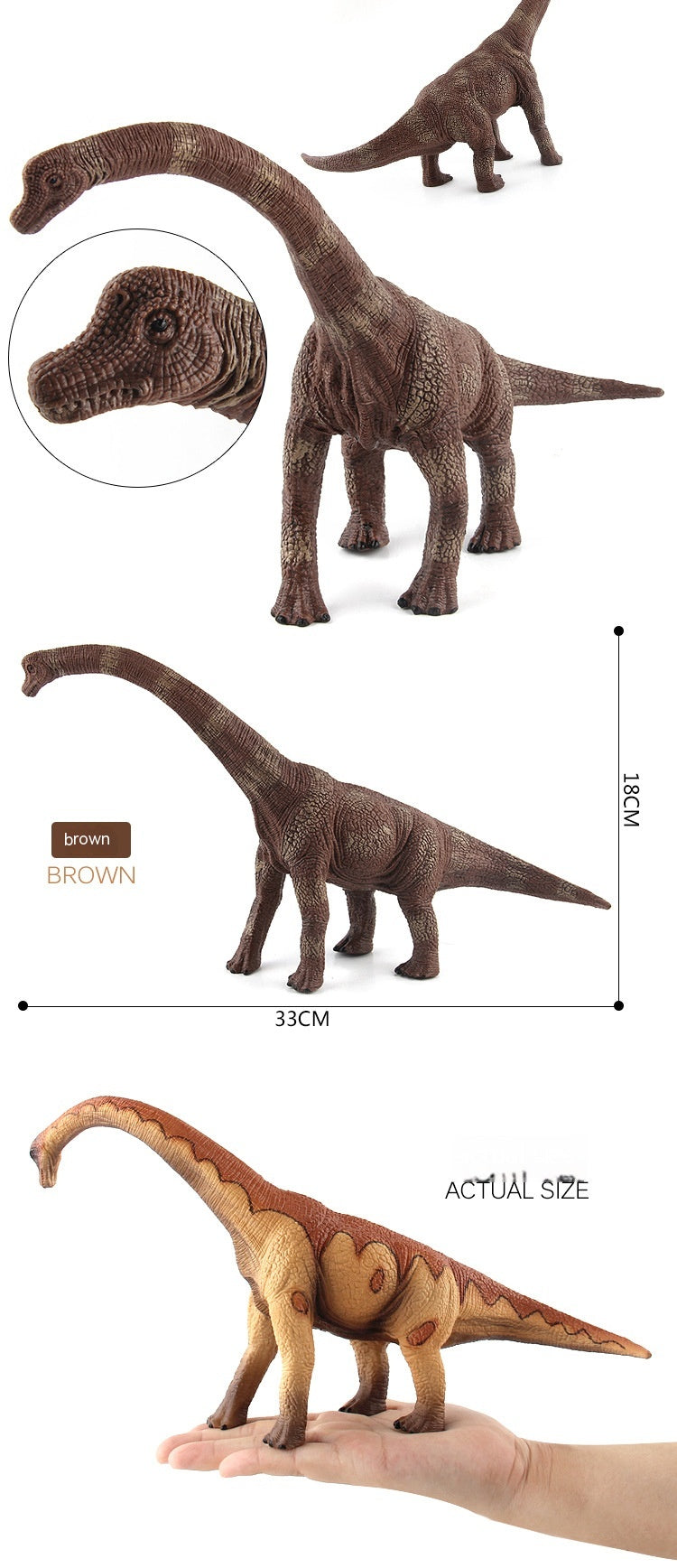 Klassisches Jurassic Dinosaurier-Modell